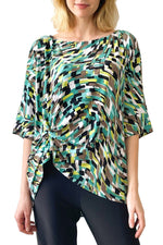 Janice Abstract Boxy Top