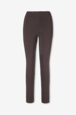 ROSARINI Women's Jersey Slim Pants Elastic Waistband Taupe Brown