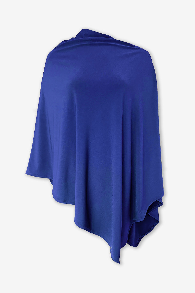 Women's Cobalt Blue Poncho