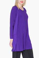 Women's Bright Purple Layering Cardigan