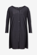 Women Long Sleeve Button Down Travel Cardigan Black