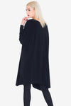 Long Sleeve Oversized Dress Black