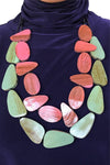 Mango Wood Necklace - Women's Clothing -ROSARINI