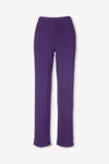 Women's Basic Straight Leg Pants Purple