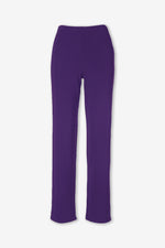 Women's Basic Straight Leg Pants Purple