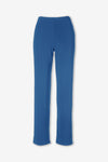 Women's Basic Straight Leg Pants Teal Blue
