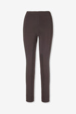 ROSARINI Women's Jersey Slim Pants Elastic Waistband Taupe Brown
