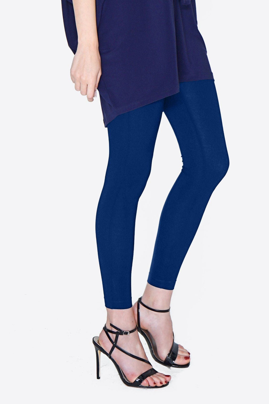 Women's Blue Leggings Pants for work, office, business, casual days