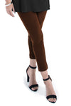 Slim Cropped Pants - Women's Clothing -ROSARINI