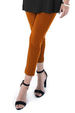 Slim Cropped Pants - Women's Clothing -ROSARINI