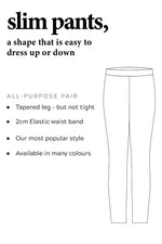 Rosarini women's slim pants details