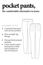 ROSARINI women's pocket pants details
