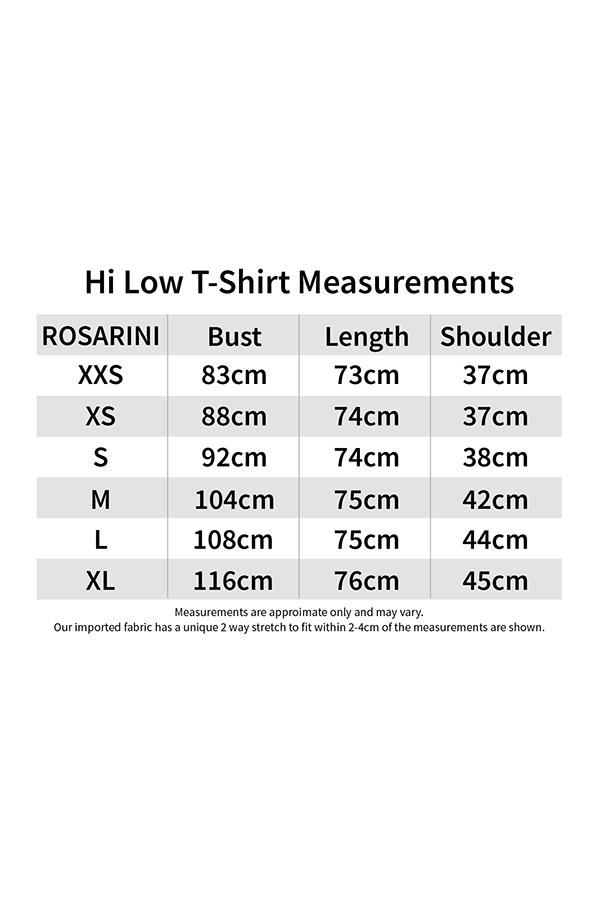 High Low T-Shirt - Women's Clothing -ROSARINI