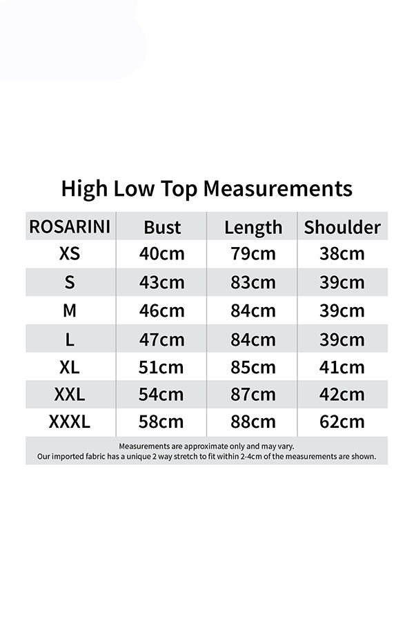 High Low Top - Women's Clothing -ROSARINI