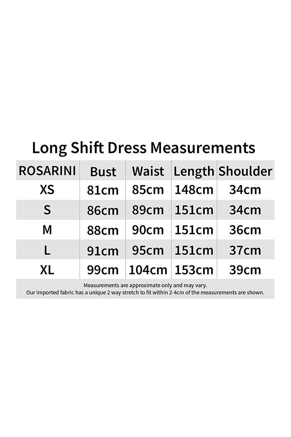 Long Shift Dress - Women's Clothing -ROSARINI