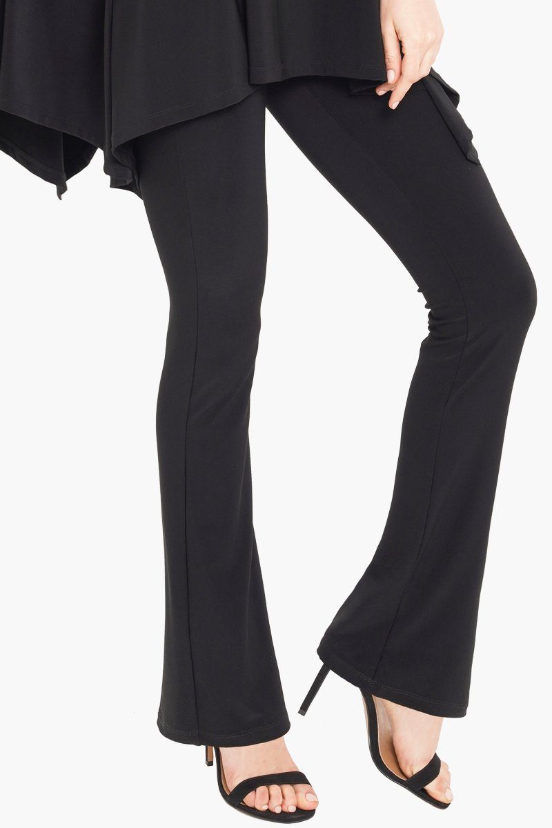 Slim Boot Leg Pants - Women's Pants & Trousers - ROSARINI