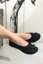 Ballerina Slippers - Black - Women's Clothing -ROSARINI