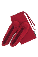 Ballerina Slippers - Red - Women's Clothing -ROSARINI