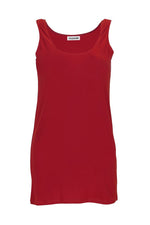 Long Singlet (Red) - Women's Clothing -ROSARINI