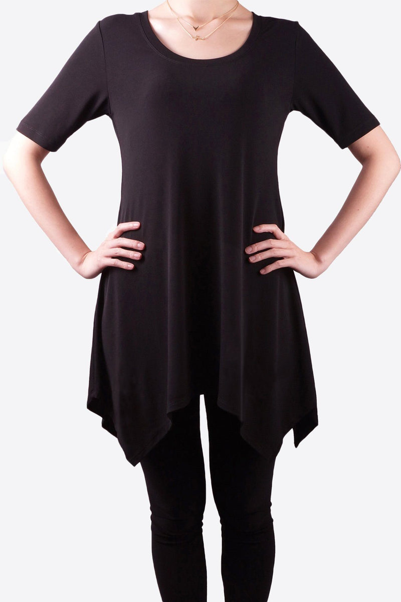 Short Sleeve Deco Top - Women's Clothing -ROSARINI
